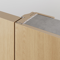 Панели с одной стороны стены